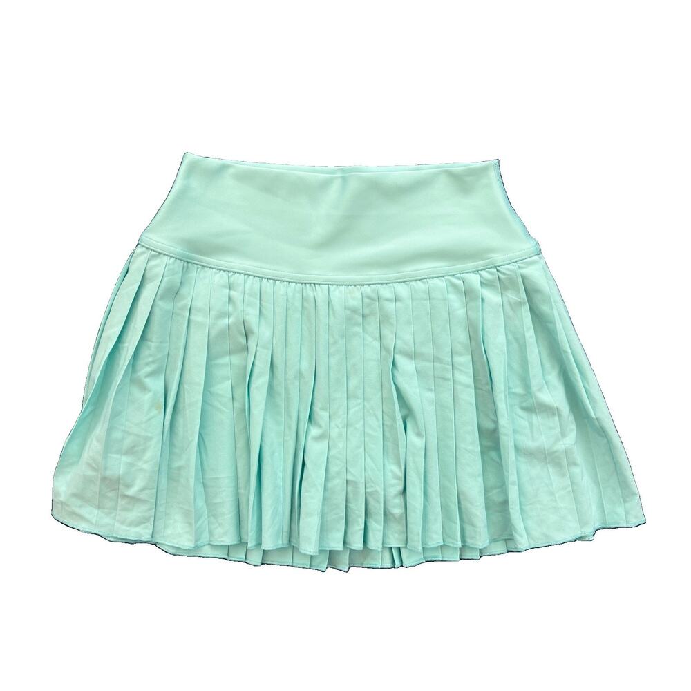 Beyond Yoga Sky Blue Tennis Short Skirt Skort Built In Shorts Size Small